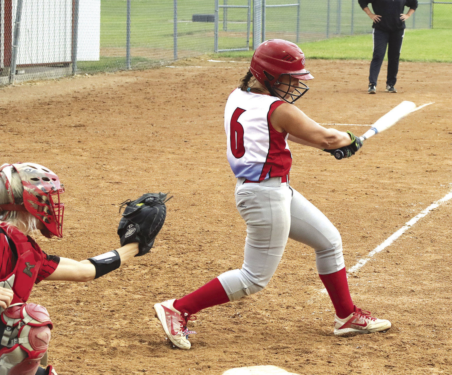 East Buchanan softball plays Easton Valley in Monday district game